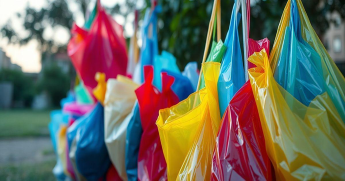 Saco plástico colorido: 7 ideias criativas para usar
