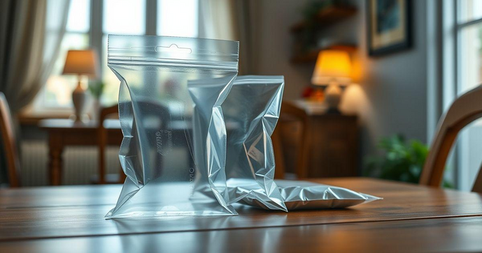 Saco Adesivado Transparente Cromus: Praticidade na Embalagem
