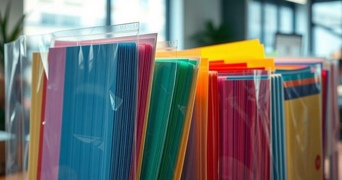Saco plástico A4 é a solução ideal para organização e proteção de documentos