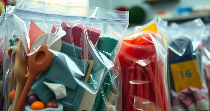 Saco plástico adesivado é a solução ideal para organização e praticidade no seu dia a dia