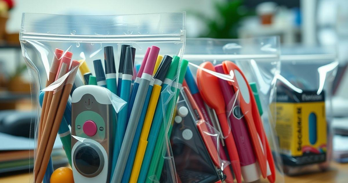 Saquinho adesivo transparente é a solução ideal para organizar e proteger seus itens com praticidade e estilo