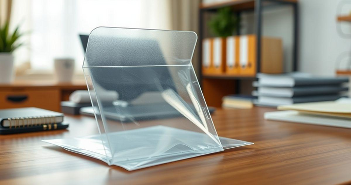 Envelopes plásticos com aba adesivada para maior segurança e praticidade