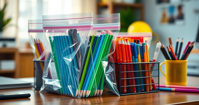 Saco plástico adesivado é a solução ideal para organização e praticidade no dia a dia